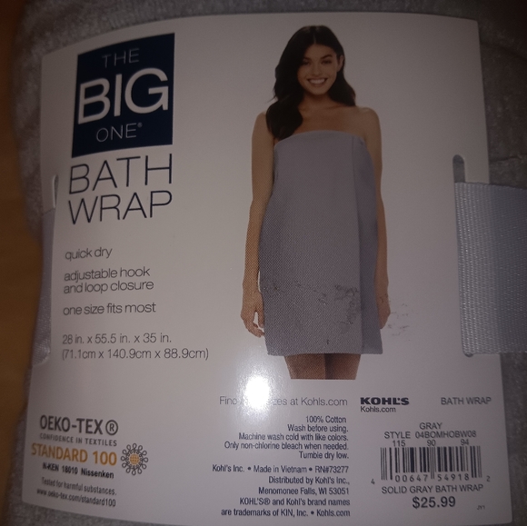 Women's Bath Wrap , NWT - Picture 3 of 3